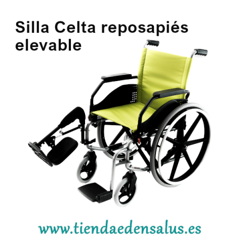 Alquiler silla ruedas reposapiés elevable x1mes